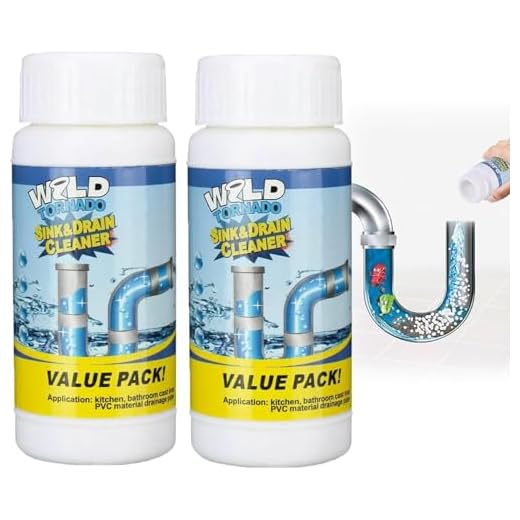 Sink and Drain Cleaner, Wild Tornado Pipe Dredge, Drain Cleaner for Toilet Kitchen, Pipes Cleaning Tool (2)
