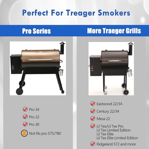 Grillflame BCA012 Heat Baffle Diffuser Replacement Parts for Traeger Pro 34 22 20 Heat Baffle Renegade Elite 20 Ridgeland 572 TFB57PZB BBQ075 Texas Camp Chef Z Grills Heat Deflector Smoker Accessories by Grillflame - Used condition - Image 3