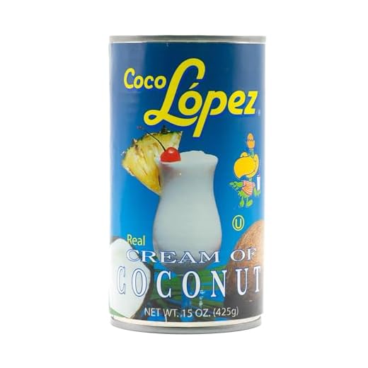 Coco Lopez Dose mit Kokosnusscreme, 425 g, echte Kokosnusscreme, für Pina-Colada-Cocktails