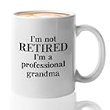 Flairy Land Retired Coffee Mug 11oz White - i'm not retired - Quitter Retirement Old People Grandma Pensioners Elderly Former Coworker Pension