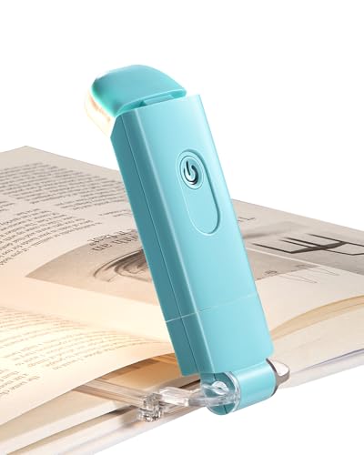 DEWENWILS Leselampe Buch Klemme, USB Wiederaufladbare Klemmleuchte für...