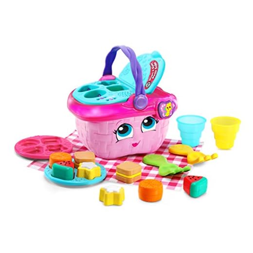 LeapFrog Shapes and Sharing Picnic Basket (Frustration Free Packaging), Pink