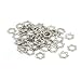 New Lon0167 3mm Inner Dia Stainless Steel External Tooth Lock Washer Silver Tone 100pcs(3mm Innendurchmesser Edelstahl Externe Zahnscheibe Silber Ton 100stk