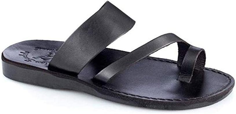 Zohar - Leather Toe Ring Sandal - Mens Sandals