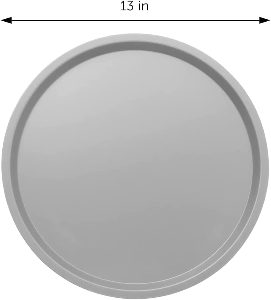 DecorRack 13 Inch Alloy Steel Pizza Pan, Non-Stick Coating, Serving Tray, Round Baking Tray for Oven Use (3 pack)