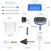 Kit de Rodillos de Pintura, Costura con Manija Extensible Multifunción Profesional Kit...