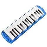 Swan 37 Key Melodica with Case - Blue Color