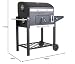 Charles Bentley Gran Barbacoa portátil Parrilla al carbón Americano con área 60x45cm...
