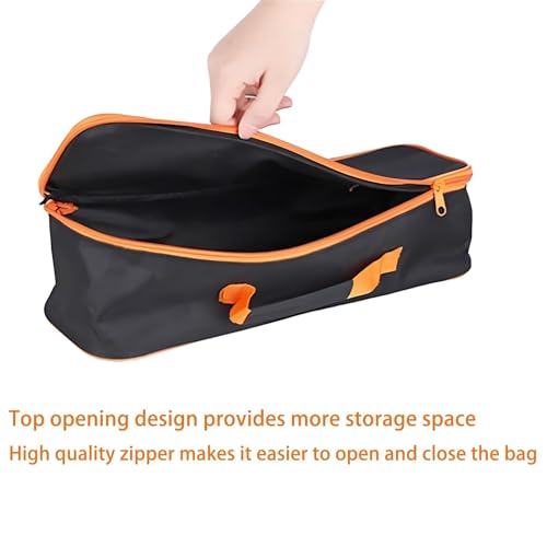 Open Top Tool Tote,Wide Mouth Open Power & Hand Tools Bags Organizer for Men Women (16 Inch) - Thumbnail 4