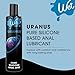 Wet Uranus Silicone-Based Anal Lube for Men, Women & Couples, Long-Lasting & Water-Resistant Premium Personal Sex Lubricant - Safe to Use with Latex Condoms - Non-Sticky & Hypoallergenic (3 Fl Oz)