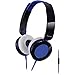 Panasonic RP-HXS200M-K Sound Rush On-Ear Headphones, Black/Gray