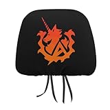 カーシートヘッドレストカバー 2枚セット 機動戦士ガンダム カーまくらカバー 車ヘッドレストカバー 取付簡単 カー用品