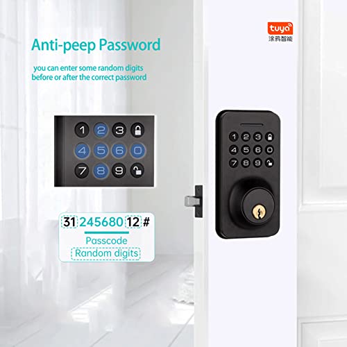 Serrure Connectée Tuya Bluetooth Irfora avec Code pour Maison