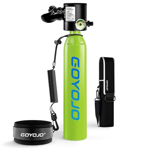 GOYOJO Mini Scuba Tank Turquoise Blue