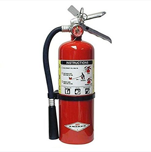 Amerex-AX-B402 ABC Fire Extinguisher 3A-40BC Rated, W / Wall Hook, Certification Tag, (Current Year)