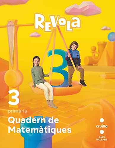 Portada de Quadern Matemàtiques. 3 Primària. Revola. Illes Balears - 9788466151054