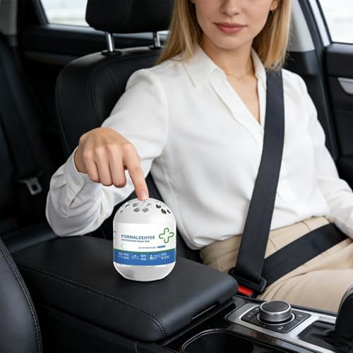 de eliminación de polvo, purificador de aire portátil de 120 g, de recogida de polvo, ambientador | para dormitorios interiores, oficinas, áreas de mascotas, hogar, coche, casa nueva - imagen 3