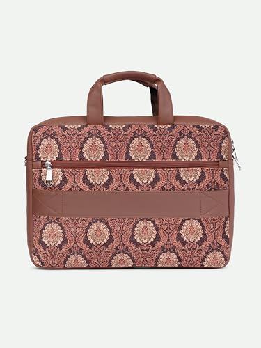Image of ZOUK Arin Laptop Bag | Slim & Stylish Laptop Bag for Women Office Use | Fits 15.6+ Inch Laptop | Padded Compartment Fits up to 17 Inch Laptop | Water-Resistant | Lightweight