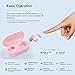 AIBOONDEE True Wireless Earbuds V5.0 Bluetooth Earbuds Waterpoof LED Sports in-Ear Wireless Headphones,HD Stereo Sound Bluetooth Wireless Earphone with Charging Case (Pink)