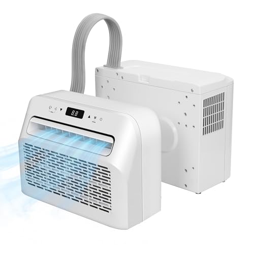 Portable Air Conditioner for Caravan & Small Rooms 5000BTU 3-in-1 Cooling Fan & Dehumidifier Quiet Compact Freestanding AC Unit for Bedrooms Motorhomes & Home Use 900W