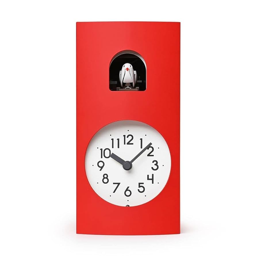 THE CLOCK HOUSE1964 鳩時計（赤） Amazon.co.jp: ブックー 鳩時計 レッド : ホーム＆キッチン