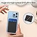 3 PCS Cell Phone Card Holder Stick On, Elasticity Fabric Self Adhesive Phone Wallet for Back of Phone Case for iPhone Android and All Smartphones