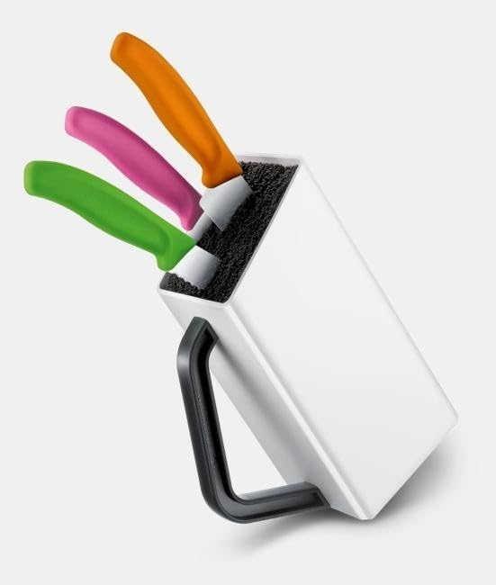 Bloque de cuchillos Victorinox sin contenido con diseño suizo minimalista y robusto 4