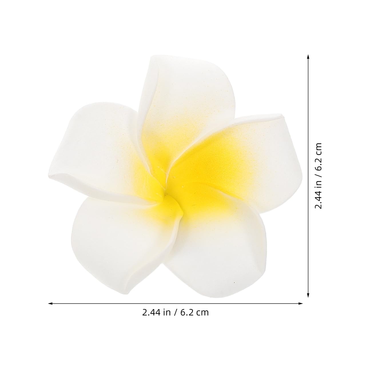 FRCOLOR Plumeria Hair Accessories for Women 25 Pack Tropical Floral Hair Clips Lightweight Eva Beach Vacation Decorations for Travel Party Style - Image 2