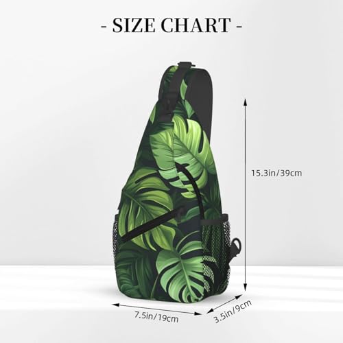 Bolso bandolera Turtleback Leaves para mujer y hombre miniatura 3