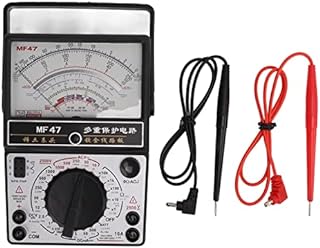 MF47 Analog Multimeter AC DC Voltage Current Tester Internal Magnetic Pointer Type for Electrical Repair Home Appliance (Multimeter)