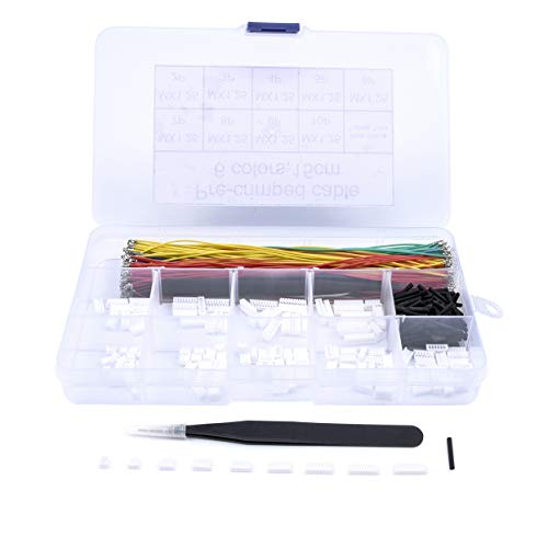 MX1.25 Pitch Connectors and Pre-Crimped Cables Silicone 15cm Wire Compatible with Molex PicoBlade for Pixhawk