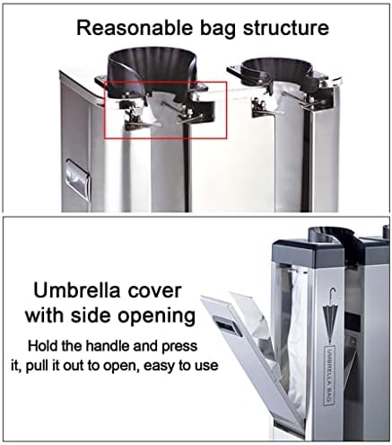 Automatic Umbrella Stand with Dispenser – Includes 200 Bags for Efficient Storage in Offices and Homes Ideal for Rainy Days and nized Spaces