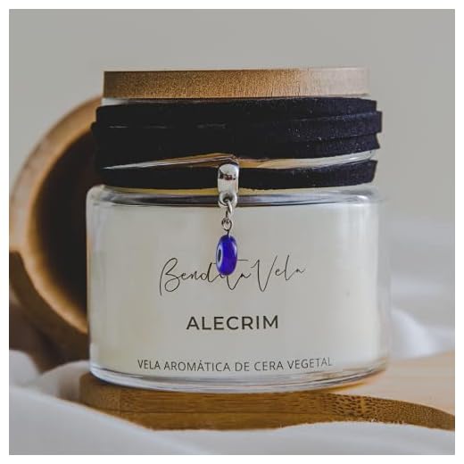 Vela Vegetal Aroma Alecrim Vidro Og - Bendita Vela