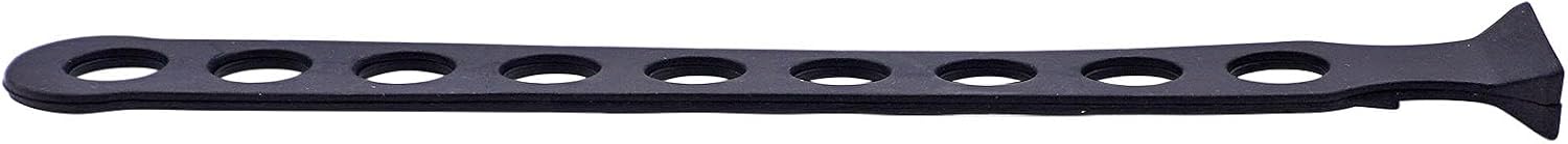 2 Pcs Replacement Rubber Straps for UTV Gun Rack Compatible with 2-70732 & 20073, Black, Fits UTV, Golf Cart, and Mini Bike Racks, Durable Vertical in-Cab Gun Rack Accessories