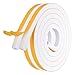 Door Weather Stripping - 16ft Front, Soundproof Insulating Foam Tape, Adhesive Strong Sturdy Design, Easy Install Energy Saving Tool, Premium Home Window Accessory, Shower Garage Rv