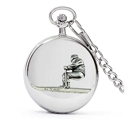 Montre de poche gousset S16 en argent poli fait main à Sheffield pour homme