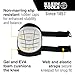 KLEIN TOOLS 60849 Non-Marring Knee Pads for Work, Construction, Tile, Flooring, for Men and Women, Lightweight Gel and Foam Padding, One Size