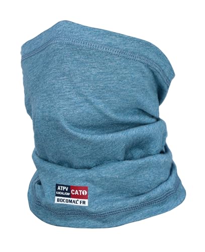 Image of BOCOMAL FR Neck Gaiter Face Mask for Summer 4oz EX Lightweight Flame Resistant Welding Hood-CAT1