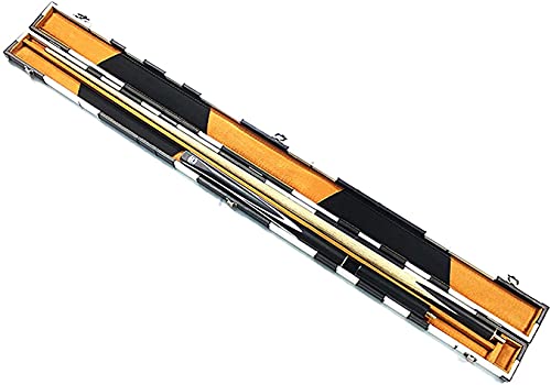 Taco de billar 57 pulgadas Madera de fresno 3/4 con funda miniatura 3