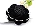 Skyvan Crystal Floral Snood Net Barrette Hair Clip Bun Cover