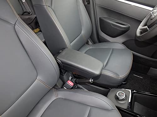 Rati Armster3 Bracciolo Centrale, Compatibile Con Citroen C3 2017- Bracciolo Centrale Con Vano Portaoggetti I Su Misura Per Consolle Centrale - 7
