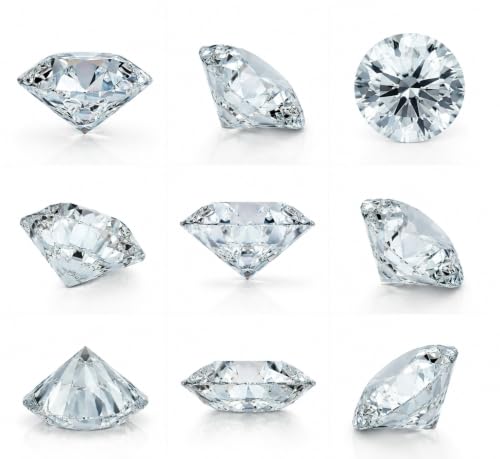 Natural Lab Grown Diamond – Certified Round Cut, D Grade, VVS1 Clarity – Loose Gemstone Ideal for Crafting Necklaces, Bracelets & Fine Jewelry Making (2 Carat)