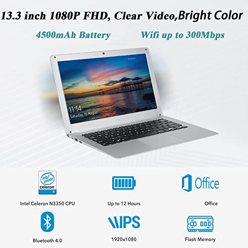133-inch-Traditional-Windows-Computer-Laptop-for-Student1920-x-1080-IPS-6GB-RAM-64GB-LPDDR4-for-School-Business-Office-PC-Notebook-with-Dual-Core-Intel-Celeron-N3350-32-USB-WiFi-Bluetooth-40