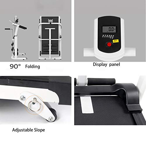 Image of Household Small Folding Treadmill Indoor Ultra-Quiet Simple Mini Mechanical Walking Running Machine Weight Loss Fitness Equipment，Installation-Free,Walking Jogging Machine for Home /Office Use