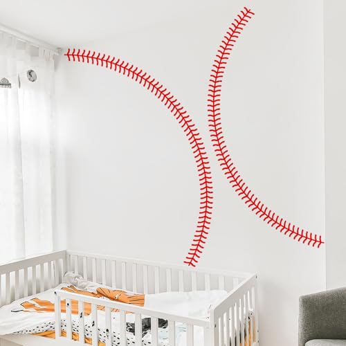 Vinilo decorativo béisbol gigante para pared y techo miniatura 5
