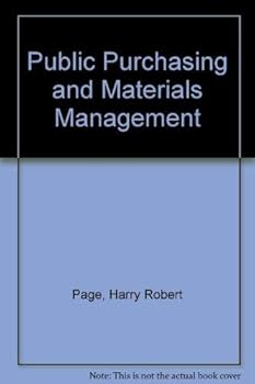 Paperback Public Purchasing and Materials Management Book