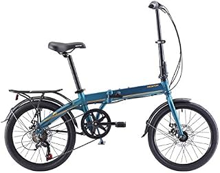 Kespor K7 Folding Bike 20" Alloy 7 Speed Disc Brake with Rear Rack