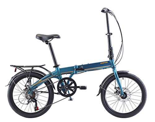 Kespor K7 Folding Bike 20" Alloy 7 Speed Disc Brake with Rear Rack
