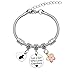 Mwphuy Capybara Gifts for Women Capybara Lover Gift Bracelet Animal Lover Gift for Best Friend Sister Her Rodent Pet Owner Bracelet Pet Theme Gifts Christmas Friendship Birthday