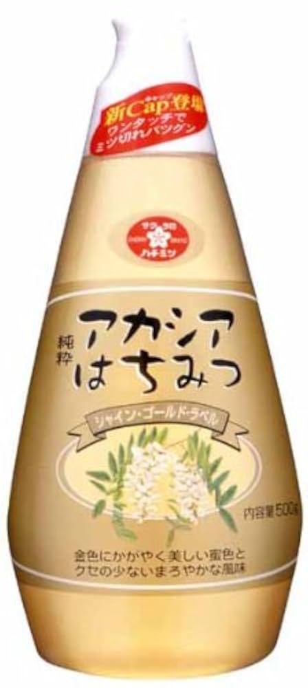 6kg純粋アカシア蜂蜜シャインゴールドラベル Amazon | 加藤美蜂園 サクラ印 純粋アカシアはちみつ(シャイン